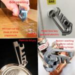 Plumb Chum universal bleed key, meter box key, The original Keyring Plumbing Multi Tool for professional and DIY, magnetic hex holders, radiator balancing tool, bottle opener, coin tool, 10mm spanner.