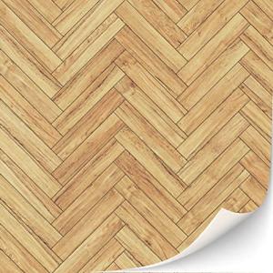 3 Sheets Self-Adhesive Flooring for Dollhouse 1:12 Scale (Herringbone Parquet)