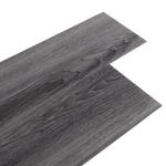 36pcs Self Adhesive Floor Planks Floor Tiles with Wood Effect Peel and Stick Floor Tiles 2.0 mm Thick for Bedroom Office Kitchen Floor Plank 91.5 cm x 15.2 cm(5.02㎡,Dark Grey)