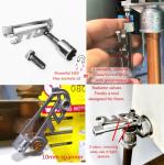 Plumb Chum universal bleed key, meter box key, The original Keyring Plumbing Multi Tool for professional and DIY, magnetic hex holders, radiator balancing tool, bottle opener, coin tool, 10mm spanner.