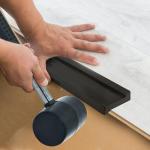 Zozen Laminate Flooring Tools，Tapping Block for Vinyl Plank Flooring, Universal Tapping Block with 3 Different Edges, Use for Lightweight Floor Tools.