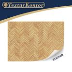 3 Sheets Self-Adhesive Flooring for Dollhouse 1:12 Scale (Herringbone Parquet)