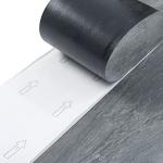 INMOZATA 36Pcs Self-Adhesive PVC Flooring Planks Floorboard Planks Waterproof Floor Stickers for Kitchen Bedroom Bathroom Home Floor Tile 91.5 X 15.2CM (Grey Wood Grain)