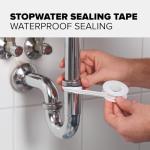 tesa 56220 PTFE Plumbing Repair Tape - 12mm x 12M - White, 56220-00000-00