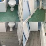 EasyFloor© Self Adhesive Floor Tile Vinyl Flooring Washed Grey Wood Effect Peel and Stick Tile 15X90cm 35pcs Wooden Flooring for Kitchen Living Room and Bathroom Floor Planks