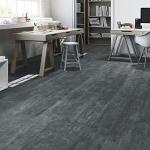 INMOZATA 36Pcs Self-Adhesive PVC Flooring Planks Floorboard Planks Waterproof Floor Stickers for Kitchen Bedroom Bathroom Home Floor Tile 91.5 X 15.2CM (Grey Wood Grain)