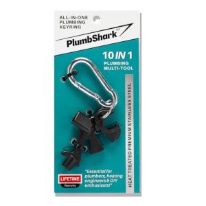 PLUMBSHARK - X10 in 1 Plumbing Tools Includes: Radiator Bleed Key, Gas Meter Box Key, Plumbers Spanner & More. A Must Have in Your Plumbing Tools and Equipment. Designed & Patented by Heatlab UK.