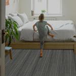 Pssopp Peel and Stick Flooring Roll, Thicken Self Adhesive Floor Tiles Wood Plank Flooring, Waterproof Planks Cherry Wood for Bathroom Bedroom RV