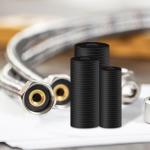 TEAMIOULING 120Pcs Rubber Washers Assorted Kit,16/18/20/25/30mm Black Washer,Vibration Absorbing Pads Sealing Rubber Washers for Faucets Garden Bolts Screws Hose Plumbing Shower Head- 5 Sizes