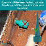 Heatlab The Ultimate Bung Set Plumbing Tools – Rubber Bung Radiator Draining Kit with 15 mm & 22 mm Bungs + DripStopper & Storage Bag – Header Tank Plumbing Tools and Equipment