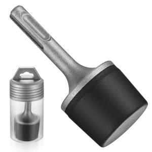 Powered Rubber Hammers for SDS Plus Handle, Powered Mallet Rubber Hammers for Electric Hammer for Radiators Tile Laying Carpentry Plumbing Tool