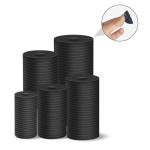 TEAMIOULING 120Pcs Rubber Washers Assorted Kit,16/18/20/25/30mm Black Washer,Vibration Absorbing Pads Sealing Rubber Washers for Faucets Garden Bolts Screws Hose Plumbing Shower Head- 5 Sizes