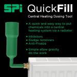 QuickFill - SEL9260: Central Heating Dosing Tool - Add Chemicals Like Fernox Central Heating Inhibitor, Sludge Remover, Leak Sealer & Sentinel X100 to Your Central Heating System