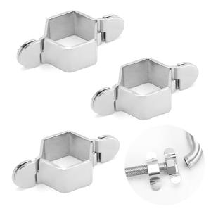 3Pairs Universal Detachable Hose Spanner Sets, Reusable Plumbers Wrench with Hex Hollow Wrench for Bathroom Water Pipes Corrugated Hose, Tap Spanner for Tight Spaces Practical Plumbing Tools (3)