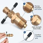 2-in-1 Olive Puller Tool – High Strength Plumbing Tool for Compression Fittings – Durable Brass Olive Remover & Cutter – Easy Use for Pipe Repairs, DIY & Professional Work