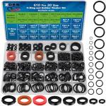 ZDBB 610 Pcs Water Hose Gasket Nitrile O Ring Rubber Washer Set Assortment Kit for Plumbing Faucet Pipe Hose Shower Head Pressure Washer Sealing Repair