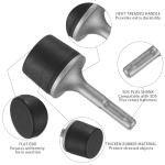 Powered Rubber Hammers for SDS Plus Handle, Powered Mallet Rubber Hammers for Electric Hammer for Radiators Tile Laying Carpentry Plumbing Tool