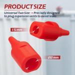 ColumPRO 2PCS Plumbing & Heating bungs, Avoid Draining Your Entire Central Heating System With These Hose Bungs, Rubber Bungs and Radiator Plug Kits