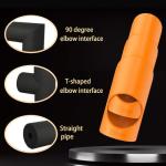 Pipe Lagging Insulation Foam Cutter Tool, 15mm & 22mm & 28mm Set, for 45-Degree Angles and Copper Pipe Insulation (Non-3D Printing)