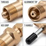 2-in-1 Olive Puller Tool – High Strength Plumbing Tool for Compression Fittings – Durable Brass Olive Remover & Cutter – Easy Use for Pipe Repairs, DIY & Professional Work