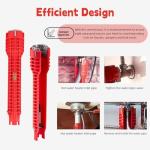 Pedicur Tap Spanner, 8 in 1 Sink Wrench, Plumbing Tools and Equipment, Tap Spanner for Tight Space