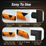 Pipe Lagging Insulation Foam Cutter Tool, 15mm & 22mm & 28mm Set, for 45-Degree Angles and Copper Pipe Insulation (Non-3D Printing)