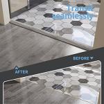 Self-Adhesive Vinyl Floor Transition Strip - Gray