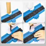 Profile Contour Gauge line Copier Ruler Cutting template Construction Woodworking Measuring instrument ceramic Tiling tiles tool