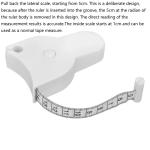 Automatic Telescopic Tape Measure Body Measuring Tape Sewing Ruler Tools Centimeter Tapes For Body Meter Measure White Tools