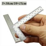 cute school supplies metal ruler Small frame ruler Measuring layout tool Stainless steel square square square square