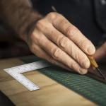 Mini Framing Ruler L Square Stainless Steel Right Angle Ruler Precision Measuring Layout Tool For Building Framing Gauges