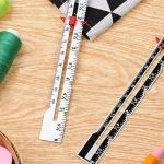 1pc Metal Sliding Guage, Sewing Measuring Tool, Sewing Guage For Quilting And Sewing, Sewing Accessories, Sewing Notions
