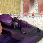 1pc Metal Sliding Guage, Sewing Measuring Tool, Sewing Guage For Quilting And Sewing, Sewing Accessories, Sewing Notions