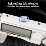 6 Inch 150mm Digital Vernier Caliper Stainless Steel Micrometer Measuring Tool Depth Ruler