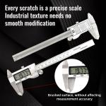 6 Inch 150mm Digital Vernier Caliper Stainless Steel Micrometer Measuring Tool Depth Ruler