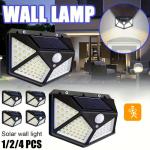 Outdoor Solar Patio Wall Light, Garden Home Wall Decor 100 LED Exterior Wall Light