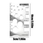 Thread Checker Screw Measurement Ruler Stainless Steel Caliper Metric Gauge Tool For Measuring Screw Pitch Bit Bolt Nut Screw