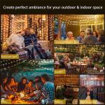 USB Led Fairy Lights Copper Wire String 20M 200LED Holiday Outdoor Lamp Garland For Christmas Tree Wedding Party Decoration