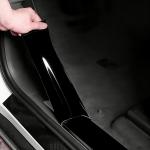 3/5/7/10cm*3m Car Sticker Glossy Black Paste Protective Strips Auto Door Sill Side Mirror Anti Scratch Tape Car Accessories