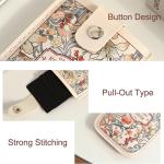 Laminated Concealed Mini Card Wallet Pull-out Type Credit Card Case Business Card Case RFID Blocking PVC ID Card Holder