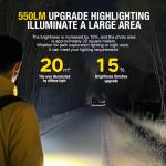 Security flashing work light warning light strong light mini portable outdoor maintenance emergency EDC flashlight knife cap cli