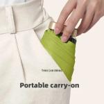 1Pc 55% Off Mini Sun Umbrella Pocket Rain Umbrella Vinyl Folding UV Ultraviolet Protection Sun Shade Pocket Parasol Capsule