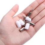 12Set Cross Self-tapping Screw with Rubber Sleeve Laminate Support Homemade Wardrobe Cabinet Glass Hard Nonslip Partition Nail