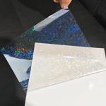 50 Sheets Waterproof Cold Laminating Film 4.1x2.9inch Self-adhesive paper film DIY Package Card Photo Laminating Film