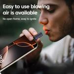 Type-C Mobile Cigarette Lighter Air Blowing Cigarette Lighter Outdoor Safety Portable Mini Cigarette Lighting Artifact