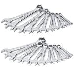 24-Piece Versatile Wrench Set with Roll-Up Pouch