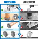 16PCS Silicone Chair Leg Caps Non-Slip Prevent Scratches Silent  Hardwood Floor Protector Waterproof Felt Furniture Feet Pad