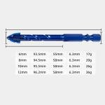 High Hardness Eccentric Drill Precision Drilling 6/8/10/12mm Glass Tile Drill Ceram Wood Bit Eccentric Offset Cutting Tool