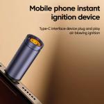Type-C Mobile Cigarette Lighter Air Blowing Cigarette Lighter Outdoor Safety Portable Mini Cigarette Lighting Artifact