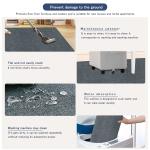 Keilymat 90x120cm chair mat work in hardwood Office Rolling Chair Mat Computer Gaming Chair Mat Bedroom Living Room